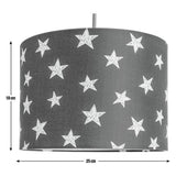 Argos Home kids navy star lampshade 25cm (British brand)