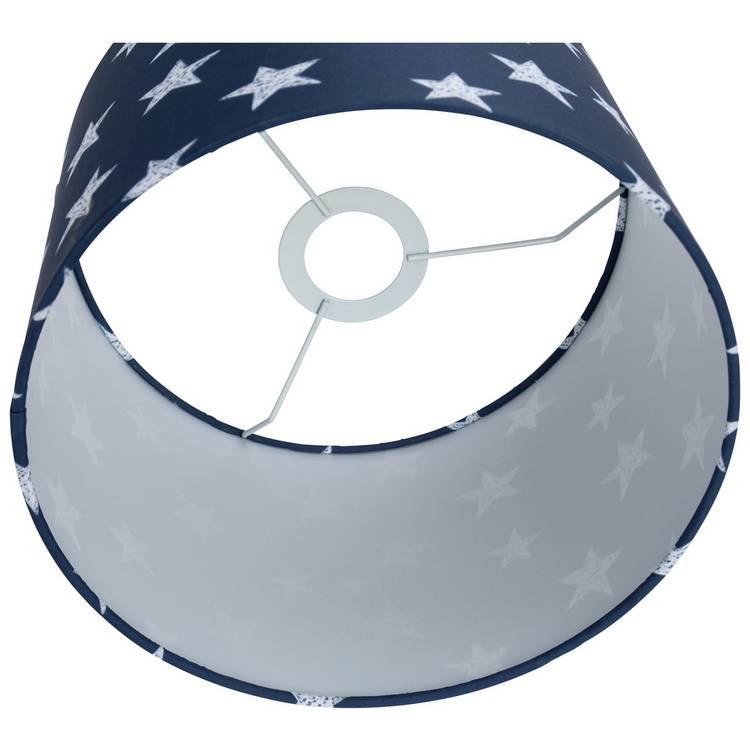 Argos Home kids navy star lampshade 25cm (British brand)