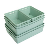 Argos Home sage mixed storage boxes 8-piece - British product