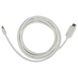 Mini DisplayPort to HDMI Cable in white, 3m length, UK version