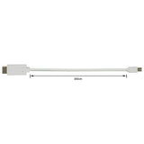 Mini DisplayPort to HDMI Cable in white, 3m length, UK version