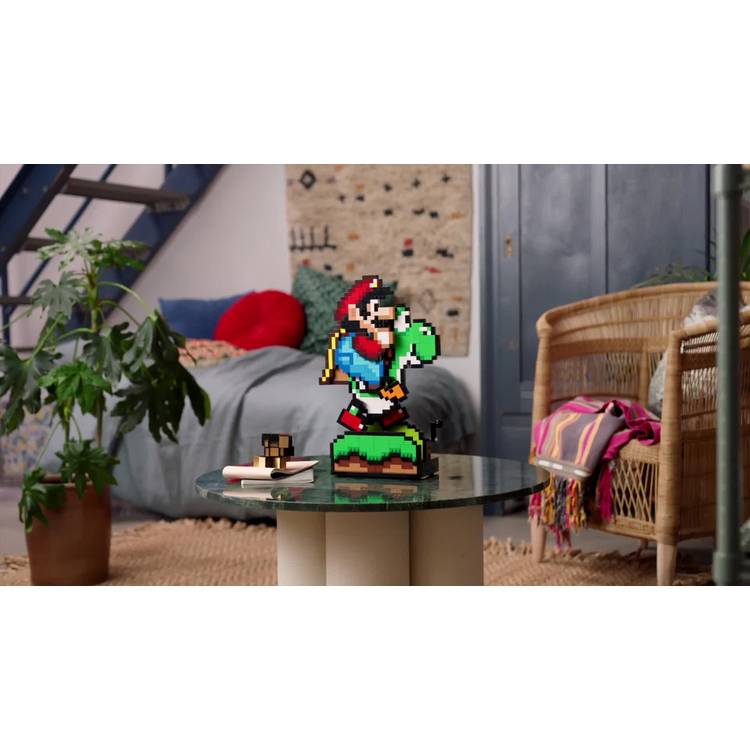 LEGO Super Mario World Mario & Yoshi set for adults 1215 pieces (British brand)