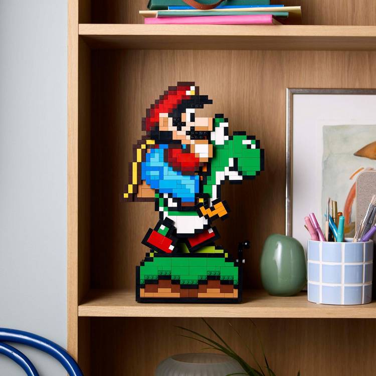 LEGO Super Mario World Mario & Yoshi set for adults 1215 pieces (British brand)