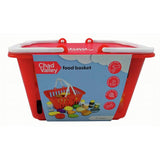 Chad Valley food basket toy with 22 play pieces, imported from the UK