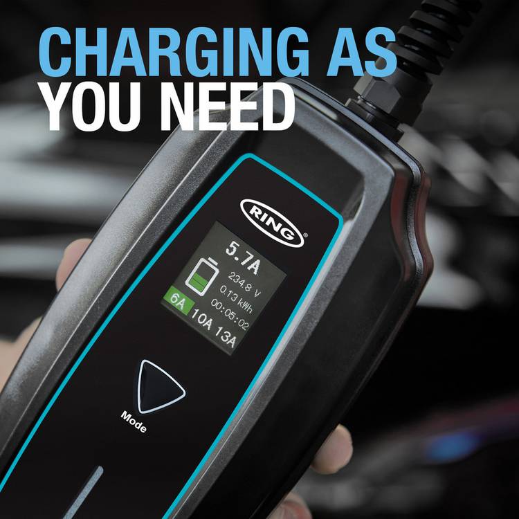 Ring EV Type 2 charging cable 3 pin, UK version