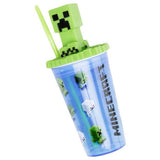 Hox Minecraft 3D Creeper travel tumbler blue green 450ml, UK version