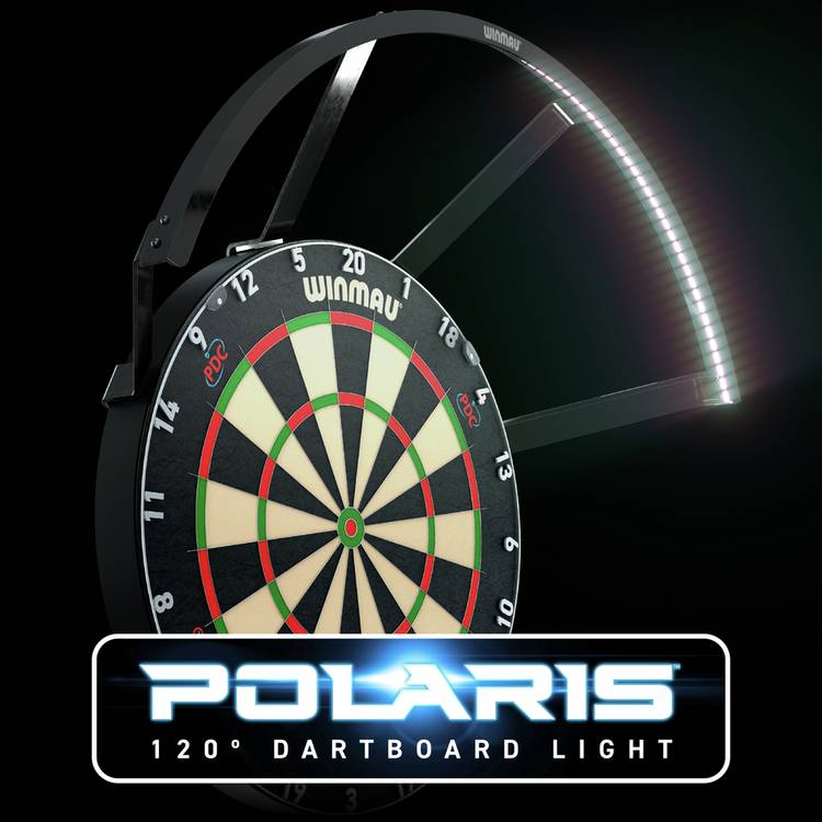 Winmau Polaris 120 magnetic dartboard light - British product