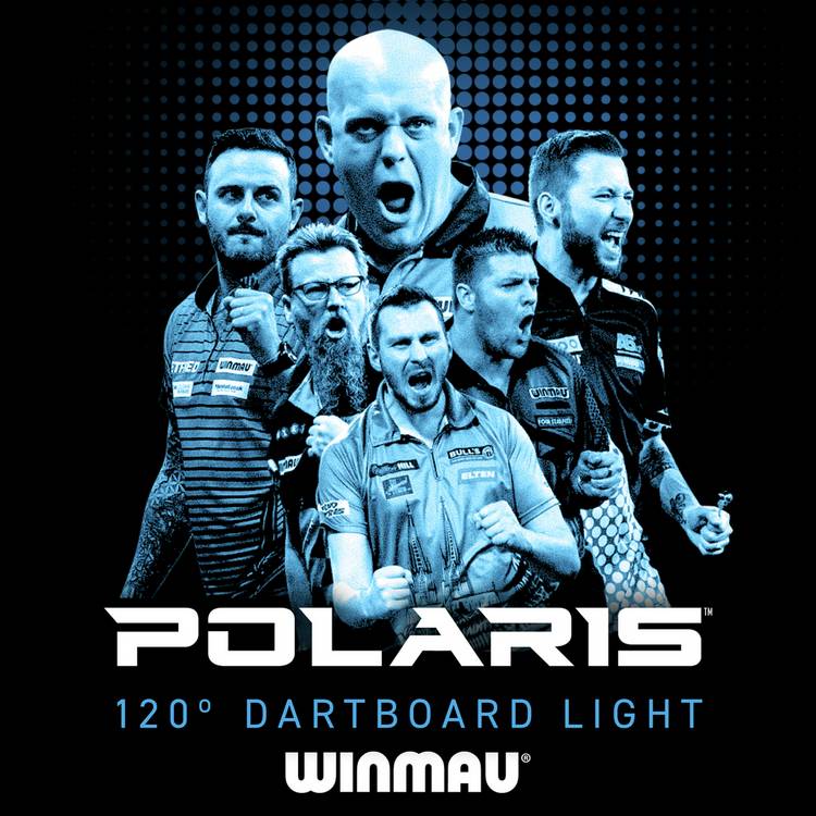 Winmau Polaris 120 magnetic dartboard light - British product