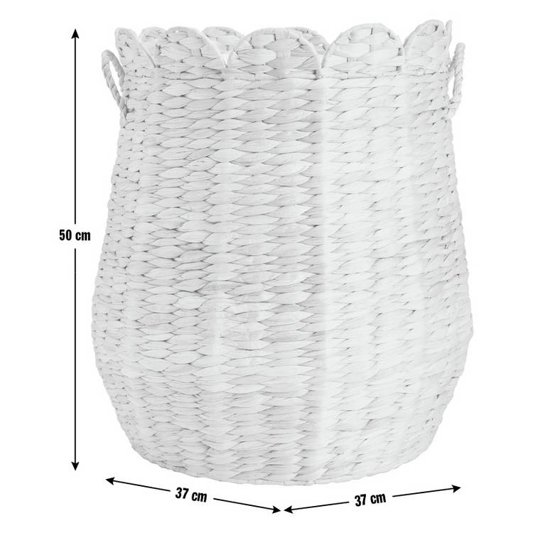 Habitat water hyacinth laundry hamper 70L natural - British product