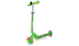 Zinc Dino foldable scooter with light-up wheels - British product
