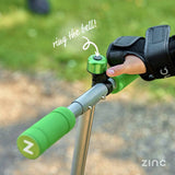 Zinc Dino foldable scooter with light-up wheels - British product