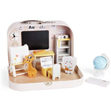 Chad Valley classroom box playset teacher elephant giraffe, imported from the UK