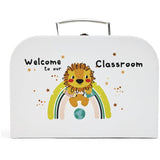 Chad Valley classroom box playset teacher elephant giraffe, imported from the UK