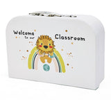 Chad Valley classroom box playset teacher elephant giraffe, imported from the UK