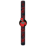 Marvel Spiderman slap band watch black - British product