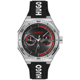 Argos HUGO Men's Grail Black Silicone Strap Sports Watch- Buy online at McGrocer