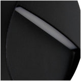 Zink BRIA IP54 black round outdoor guide light, imported from the UK