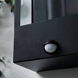 Zink black outdoor wall box lantern, imported from the UK