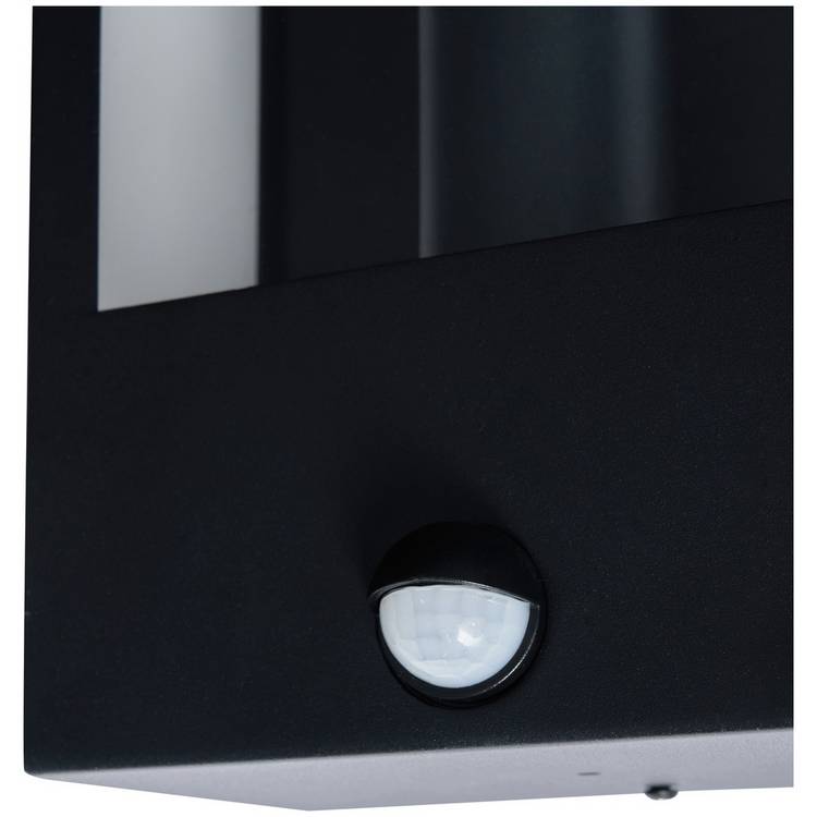 Zink black outdoor wall box lantern, imported from the UK