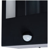 Zink black outdoor wall box lantern, imported from the UK