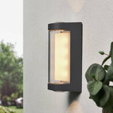 Argos Zink CURV IP54 Anthracite LED Outdoor Wall Light- Buy online at McGrocer