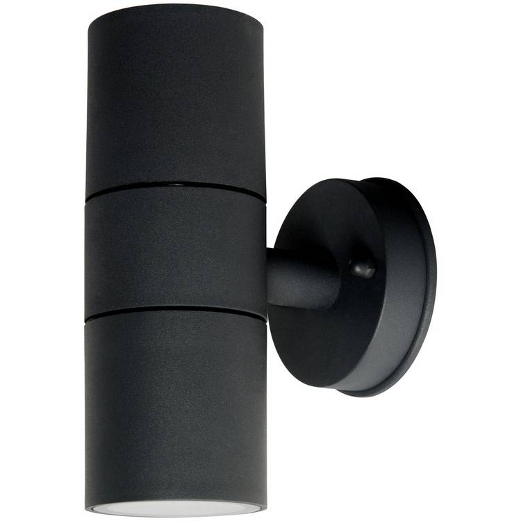 Coast FERN black up down outdoor wall light IP65, UK version