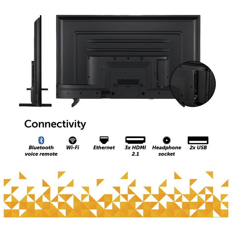 Bush QLED 4K smart TV 50 inch - British product
