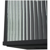 Zink FLINT black outdoor wall lantern IP44 - British product