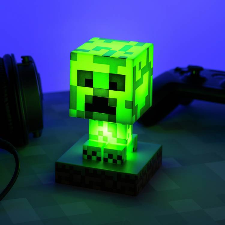 Minecraft Creeper V2 LED night light 11cm, UK version