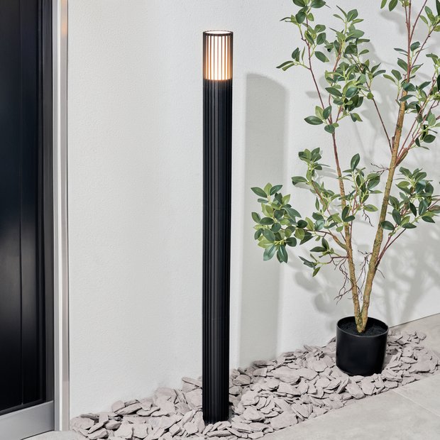 Zink IVY adjustable outdoor post light black, imported from the UK