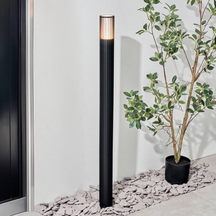 Zink IVY adjustable outdoor post light black, imported from the UK