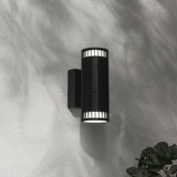 Zink IVY black outdoor wall light IP65, imported from the UK