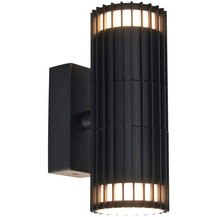 Zink IVY black outdoor wall light IP65, imported from the UK