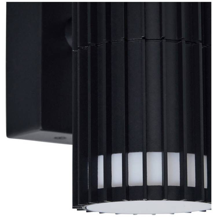 Zink IVY black outdoor wall light IP65, imported from the UK