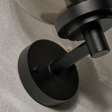 Zink outdoor globe wall light black IP44 - British product