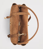 Sandro Paris suede top-handle bag 21x32x11cm (British brand)