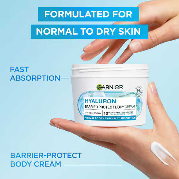 Garnier body cream normal to dry skin 380ml, UK version