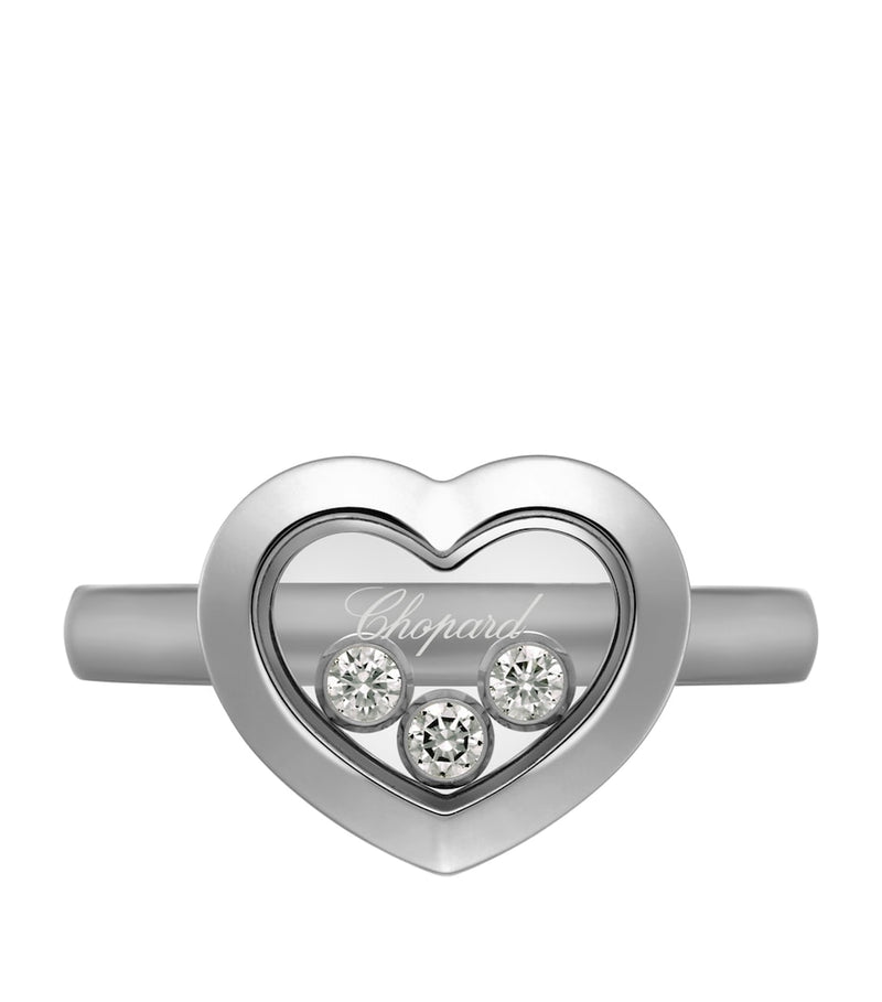 Chopard Happy Diamonds ring 18kt white gold - imported from the UK