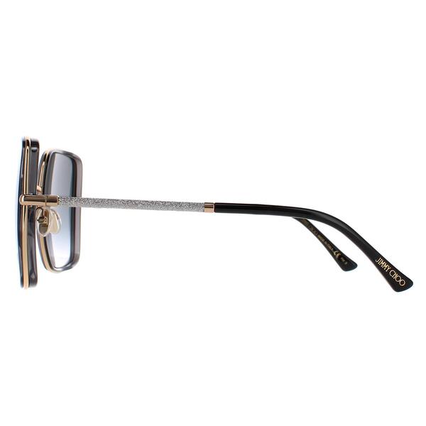Jimmy Choo JAYLA/S gold women sunglasses square frame (British brand)