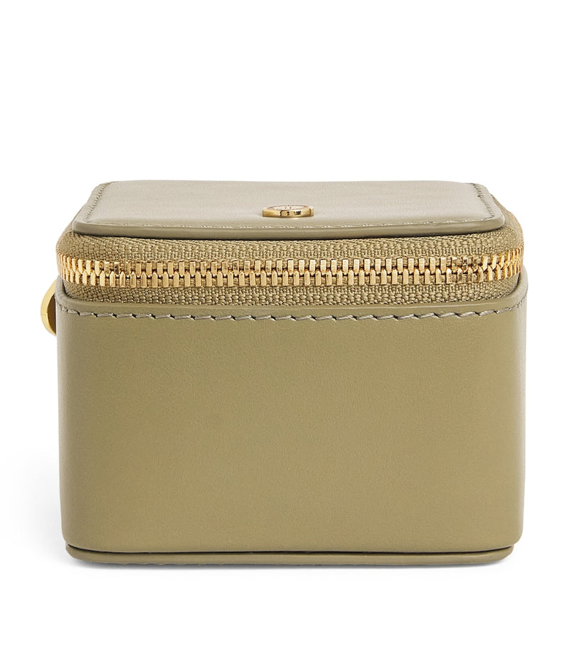 Harrods small smooth leather trinket box, UK version