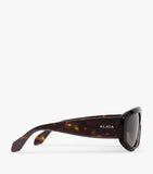 Alaïa acetate aviator mask sunglasses - British product