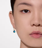 Pomellato Nudo rose gold blue topaz drop earrings - British product