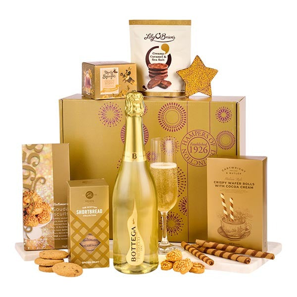 Spicers of Hythe Elegance Sparkling hamper, imported from the UK