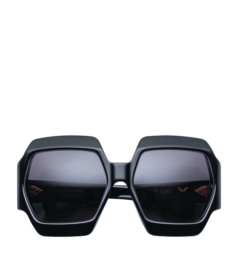 Jacques Marie Mage Grand Funk hexagonal sunglasses (British brand)