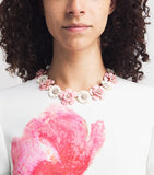 Carolina Herrera gold-tone floral necklace (British brand)