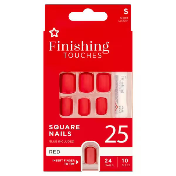 Finishing Touches red nail polish kit - British product