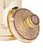 ZODIAC cylinder Swarovski crystal gold-plated cotton bud jar (British brand)