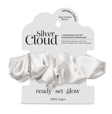 Superdrug Silver Cloud Satin+ Oversized Hair Scrunchie Santorini White- Buy online at McGrocer