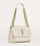 Saint Laurent Medium Niki Flap Bag in lambskin leather, UK version