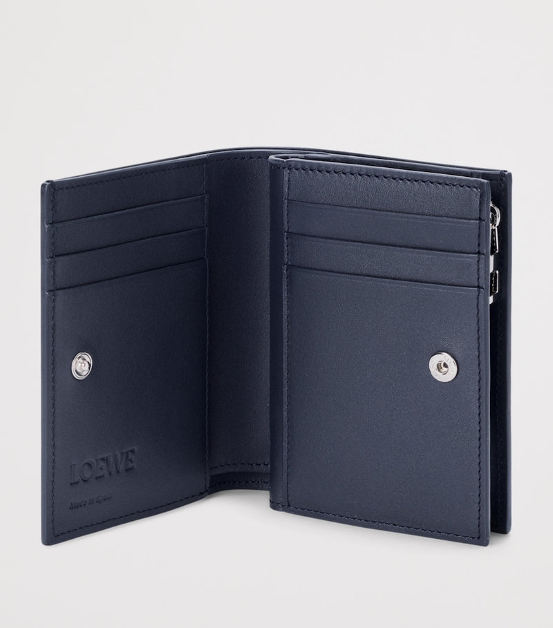 LOEWE compact wallet grained calfskin Anagram motif (British brand)